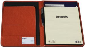 Brepols schrijfmap Palermo voor ft A4, camel