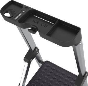 Brasq trapladder SL400, aluminium, zilver,  4 treden