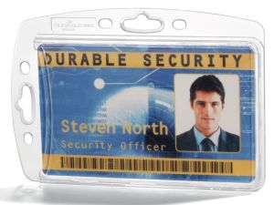 Durable porte-badge pour carte de s&eacute;curit&eacute;, bo&icirc;te de 10 pi&egrave;ces