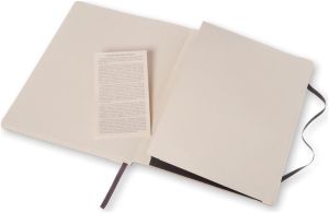 Moleskine notitieboek,  ft 19 x 25 cm, puntraster, soepele cover, 192 blad, zwart