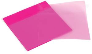 Pergamy transparante notes, ft 76 x 76 mm, 50 vel, roze