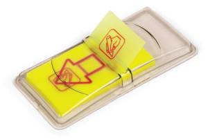 Pergamy 'Pop up vlag' pijl 'sign here', ft 45 x 25 mm, 50 vel