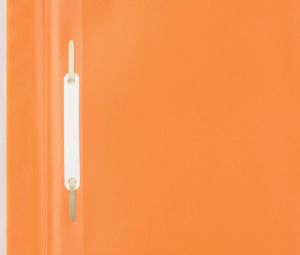 Pergamy snelhechtmap, ft A4, PP, pak van 5 stuks, oranje