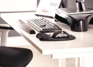 Memoryfoam Muismat/Pols Zwart