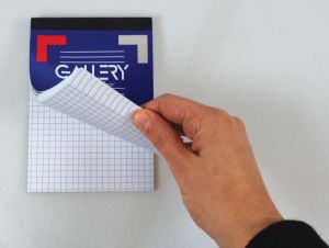 Gallery notitieblok, ft A6, geruit 5 mm, blok van 100 vel