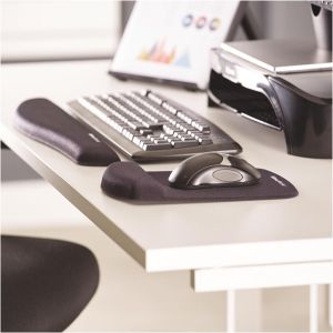 Fellowes PlushTouch repose-poignet clavier, noir