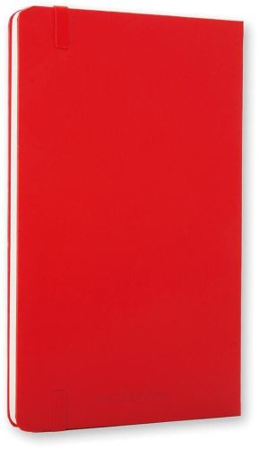 Moleskine notitieboek, ft 9 x 14 cm, effen, harde cover, 192 blad, rood