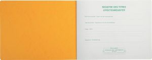 Exacompta effectenregister, ft 24 x 32 cm, tweetalig, voor BV-SRL