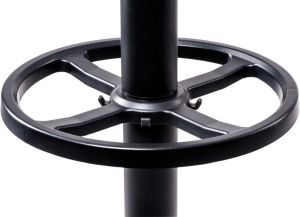 MAUL kapstok Nubis metaal, hoogte 175 cm, 20 ophanghaken met parapluhouder, zwart RAL9004