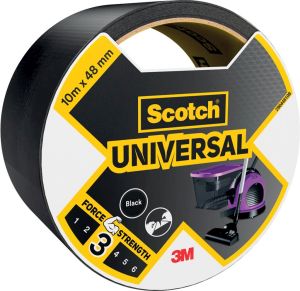Scotch ducttape Universal, ft 48 mm x 10 m, zwart