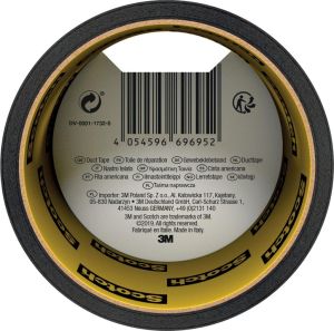 Scotch ducttape Universal, ft 48 mm x 10 m, zwart