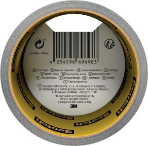 Scotch ducttape Universal, ft 48 mm x 10 m, zilver