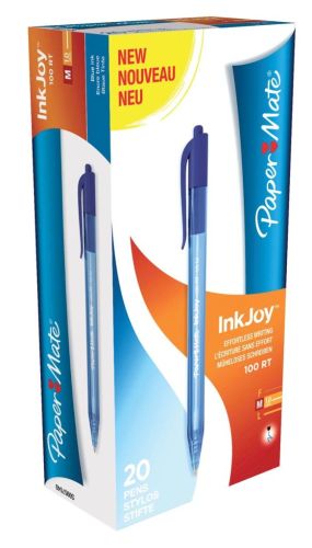 Paper Mate stylo bille InkJoy 100 RT, bleu