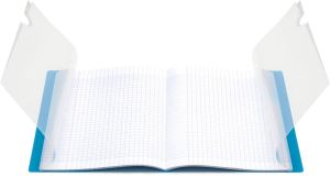 Clairefontaine schrift Koverbook voor ft A4, 96 bladzijden, kaft in PP, sey&egrave;s, geassorteerde kleuren