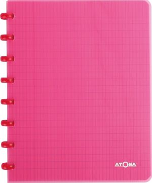 Atoma Trendy schrift, ft A5, 144 bladzijden, PP, commercieel geruit, geassorteerde kleuren