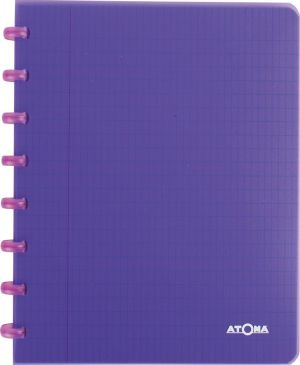 Atoma Trendy schrift, ft A5, 144 bladzijden, PP, commercieel geruit, geassorteerde kleuren