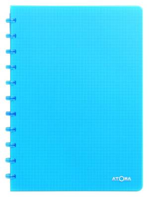 Atoma showalbum, ft A4, PP transparant, 20 tassen, geassorteerde kleuren