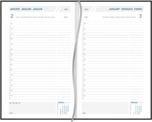 Aurora Daily 32 Florence noir, 2026