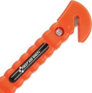 Westcott First Aid Only noodhamer met gordelsnijder, inclusief bevestiging, 2 stuks, oranje