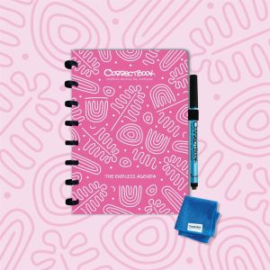 Correctbook Endless Agenda A5, uitwisbaar / herbruikbaar, Blossom Pink (roze)