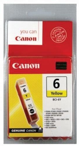 Canon cartouche d'encre BCI-6Y, jaune po