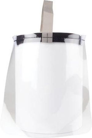 Bouclier facial de protection, transparent,ft 25 x 25 cm