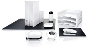 Ensemble de bureau Sigel noir/blanc
