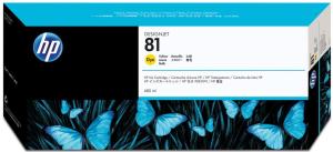 HP cartouche d'encre C4933A HP 81 jaune 