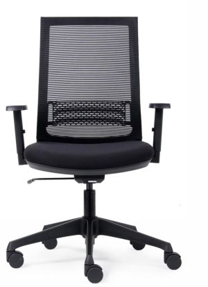Euroseats chaise de bureau Canillo, dos en r&eacute;sille