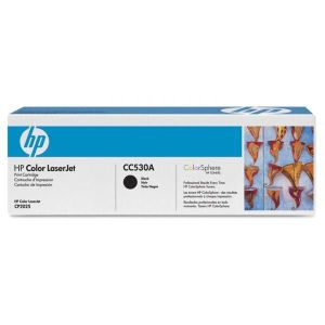 HP toner 304A, 3 500 pages, OEM CC530A, noir
