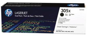 HP toner 305X CE410XD duopack 2 x 4.000 pages 