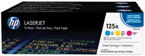 Hp 125A cartouche toner cyaan, magenta e