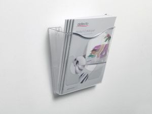 Deflecto DocuPockets trieur mural portrait, 1 compartiment, transparent
