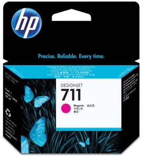 HP inktcartridge CZ131A 711 magentastand