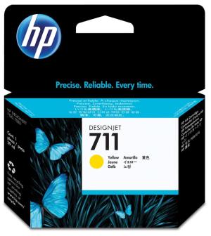 HP inktcartridge CZ132A 711 geel standar