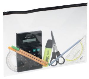 Durable pochette documents Zip bag pour ft A4, paquet de 5 pi&egrave;ces