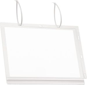 Durable waterbestendige hoes, met kabelbinders, ft A4, pak van 5 stuks