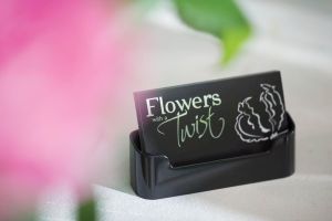 Deflecto Porte-cartes de visite 1 compartiment, noir