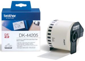 Brother ruban continu pour QL, ft 62 mm x 30,48 m, papier, amovible