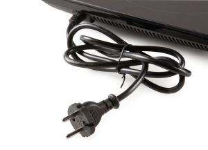 Domo plaque &agrave; induction, 1 feu, 2000W, noir