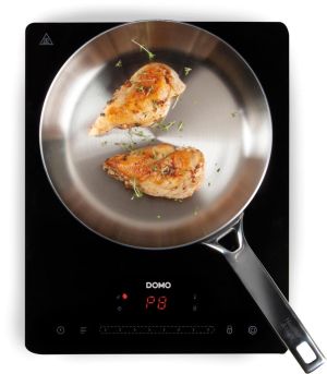 Domo plaque &agrave; induction, 1 feu, 2000W, noir