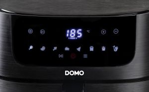 Domo friteuse &agrave; air chaud Deli-Fryer avec fen&ecirc;tre de visualisation, 8 l, noir
