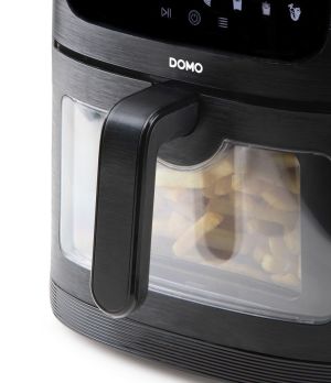 Domo friteuse &agrave; air chaud Deli-Fryer avec fen&ecirc;tre de visualisation, 8 l, noir