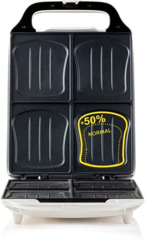 Domo machine &agrave; croque-monsieur Croque Famille XXL, blanc