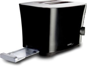 Domo grille-pain B-Smart, pour 2 tranches de pain, noir