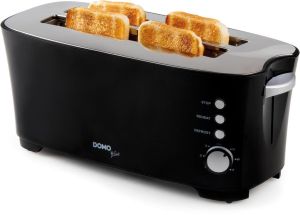 Domo grille-pain B-Smart, pour 4 tranches de pain, noir