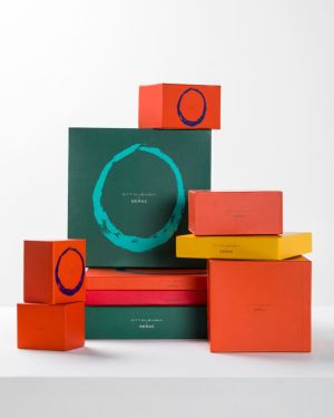 Ottolenghi, Feast Tableware, Dinerbord donkerblauw, witte stippen