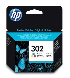 HP inktcartridge 302, 3 kleuren, 165 pag