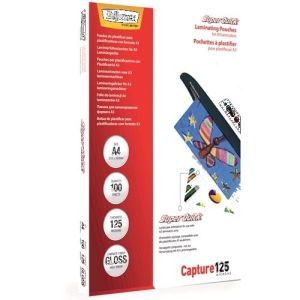 SuperQuick 125 micron lamineerhoes glanzend A4