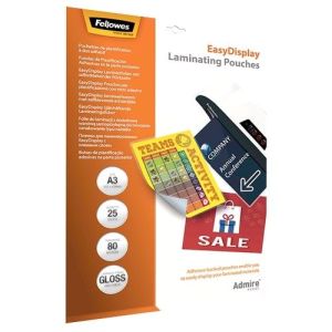 Fellowes Pochettes 83x113mm 125mµ (100)